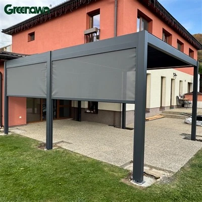 Pérgola com lados
