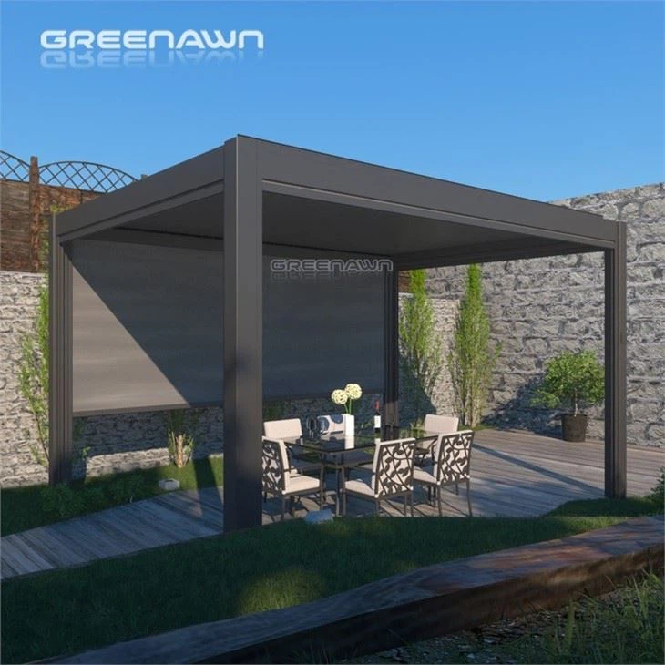 Customized Color Aluminium Bioclimatique Pergola