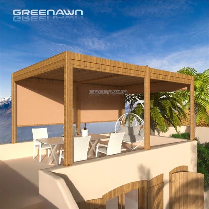 Customized Color Aluminium Bioclimatique Pergola